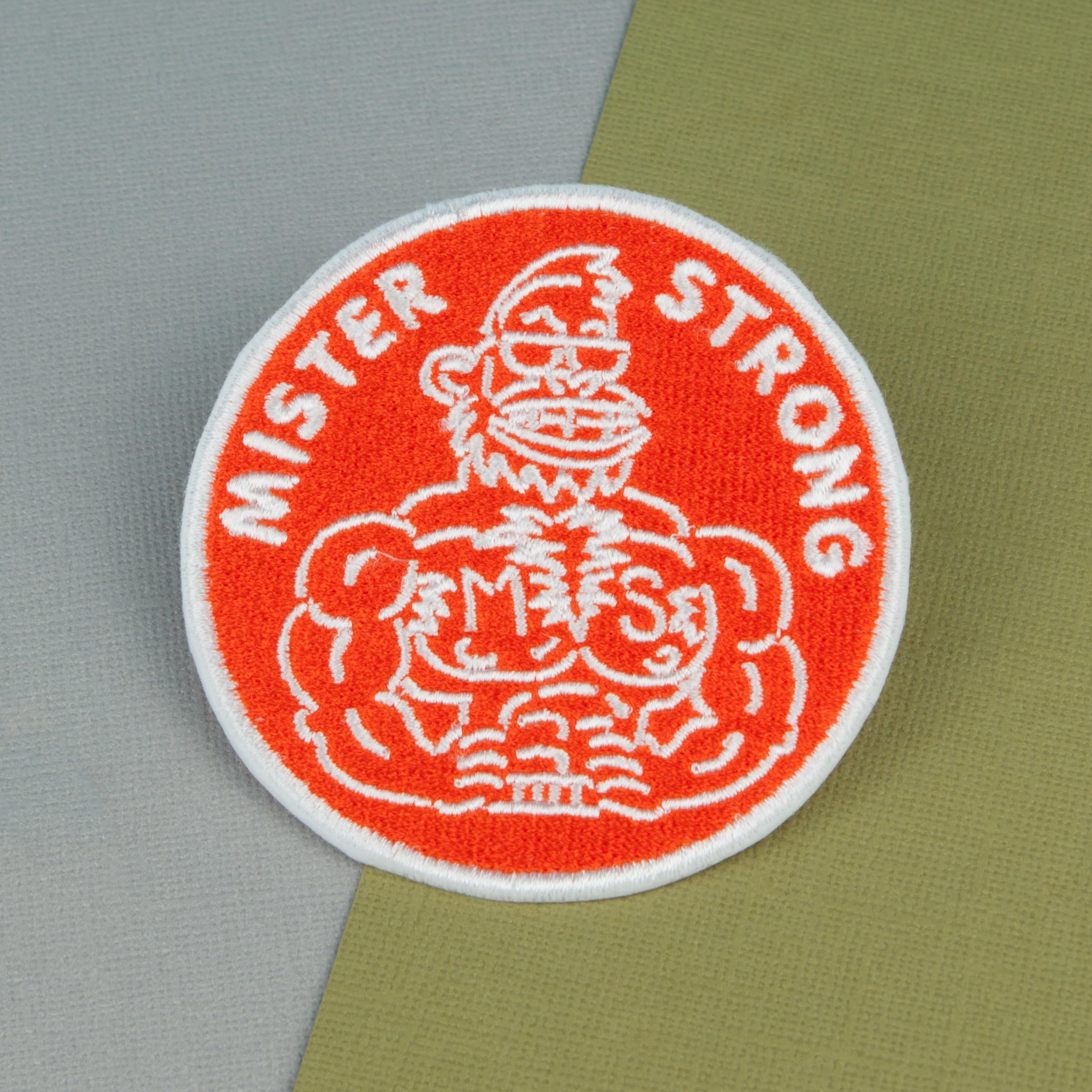 Mister strong iron on patch / gym / patches / quote / embroidery / patch / enamel pin / pin / embroidered patch / back patch / patches for jackets / badge / applique / embroidered / feminist patch / punk patches / iron on patches / punk patch / band patches / backpatch / patches iron on / appliques / sew on patch / jacket patch