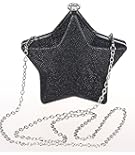 Star Shape Small Evening Clutch Purse Hard Shell Box Clutch Party Bag