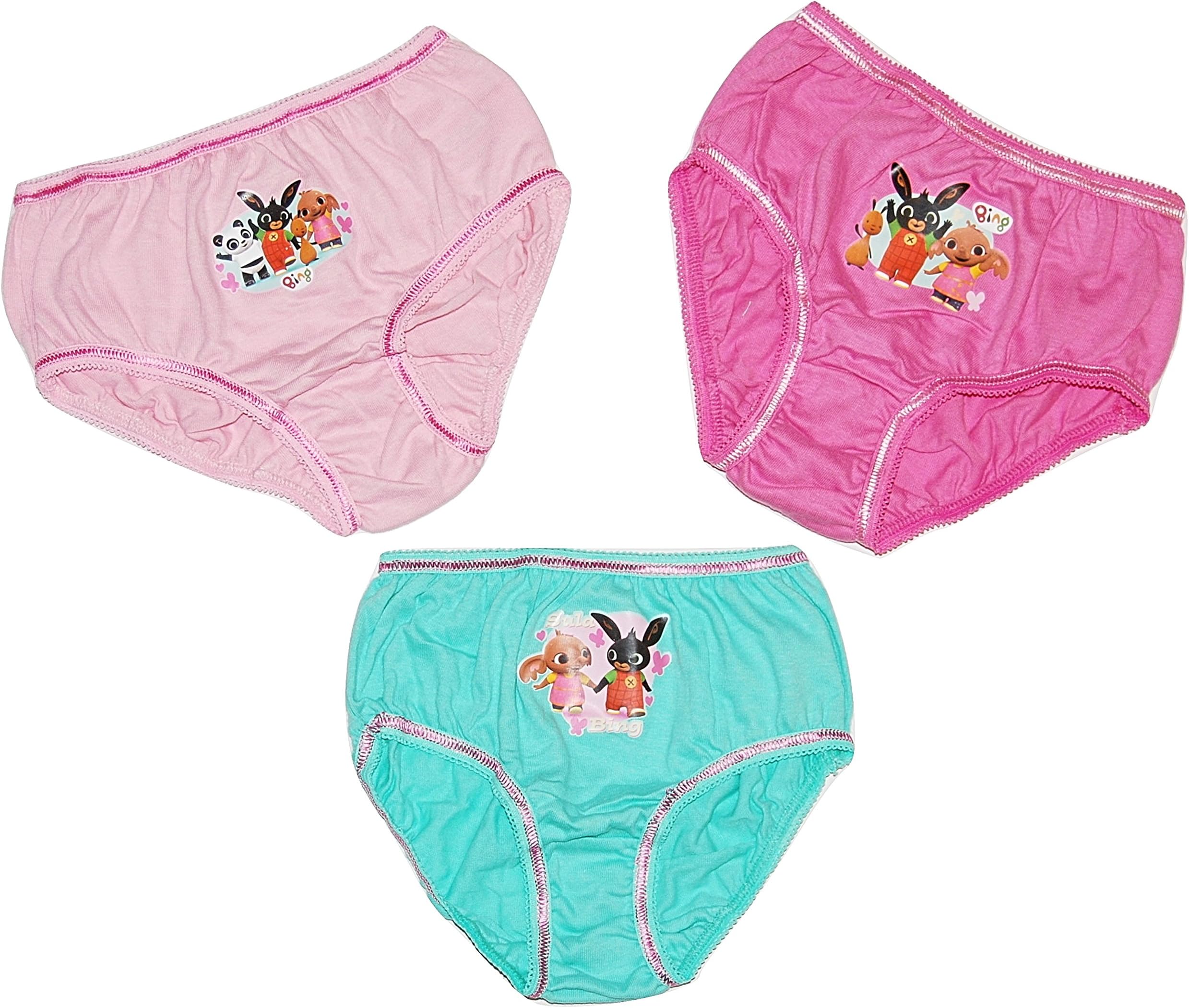 Bing Girls Pants Knickers 3 Pack 18-24 Months to 4-5 Years