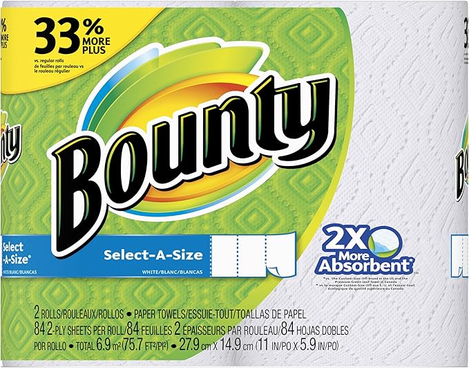 Procter Gamble 88182 Bounty Weiss Big Handtuch 2 Pack Amazon De Kuche Haushalt