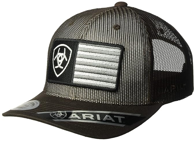 ariat flag hat