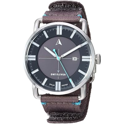 One Eleven Solar Quartz Stainless Steel and Nylon Kuwait Ubuy