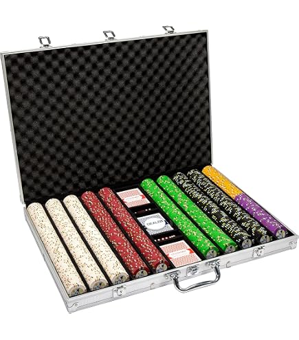 Amazon.com: Claysmith Gaming 1,000 Ct The Mint Poker Set - 13g