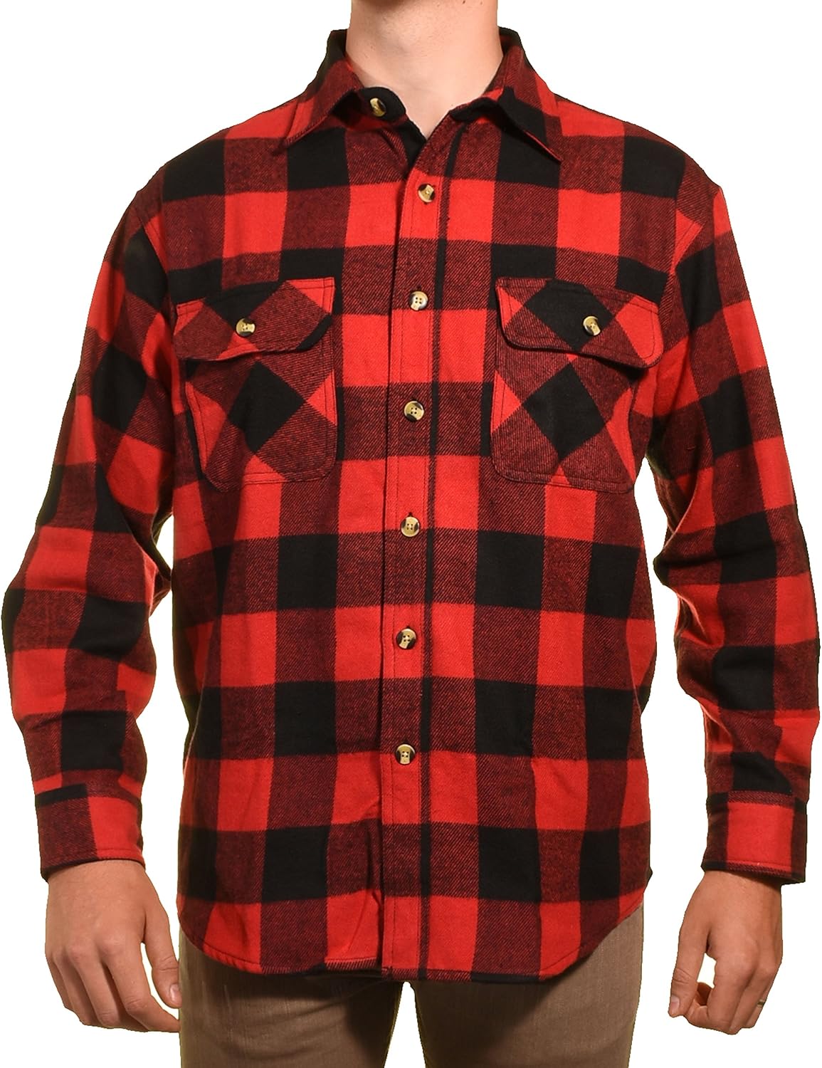 Guides Choice Pro Elite Mens Heavy Duty Flannel Shirt Amazon.ca