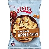 Seneca Caramel Apple Chips | Made from Fresh Apples | 100% Red Delicious Apples | Yakima Valley Orchards | Crisped Apple Perf