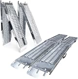 VOUNOT Folding Loading Ramps 180cm Heavy Duty 400kg Capacity Pair