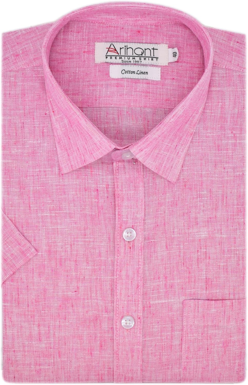 Arihant Men's Cotton Linen Formal Shirt
