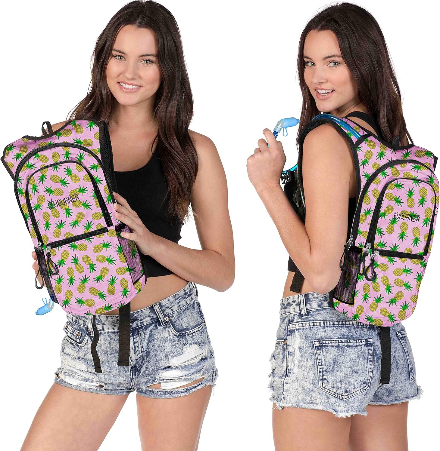 Sojourner Rave Hydration Pack Backpack - 2L Water Bladder Included for Festivals, Raves, Hiking, Biking, Climbing, Running and More : Sports & Outdoors