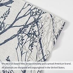 DriftAway Tree Branch Linen Lined Valance Double