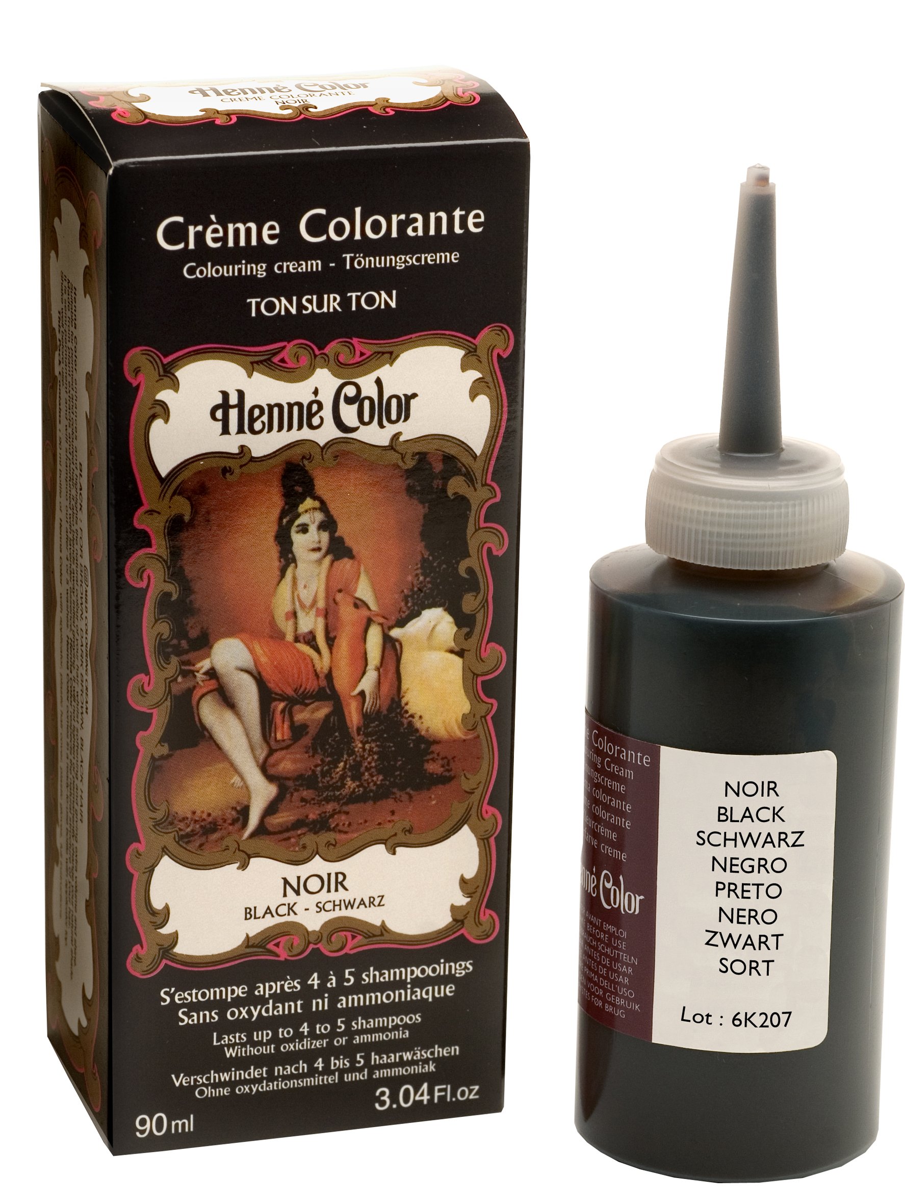 Henne Color Black Henna Hair Colouring Cream 90 ml