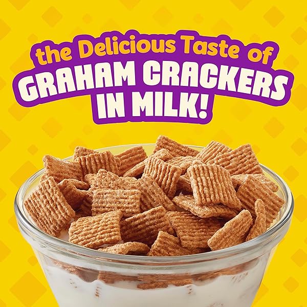 GOLDEN GRAHAMS BREAKFAST CEREAL, GRAHAM CRACKER TASTE, MADE WITH WHOLE GRAIN, FAMILY SIZE, 18.9 OZ