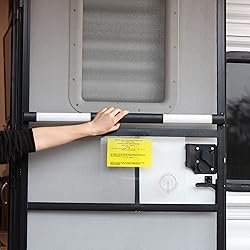 RVGUARD RV Screen Door Cross Bar Handle Adjustable