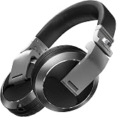 Pioneer HDJ-X7-S Over-Ear DJ Headphones, Silver