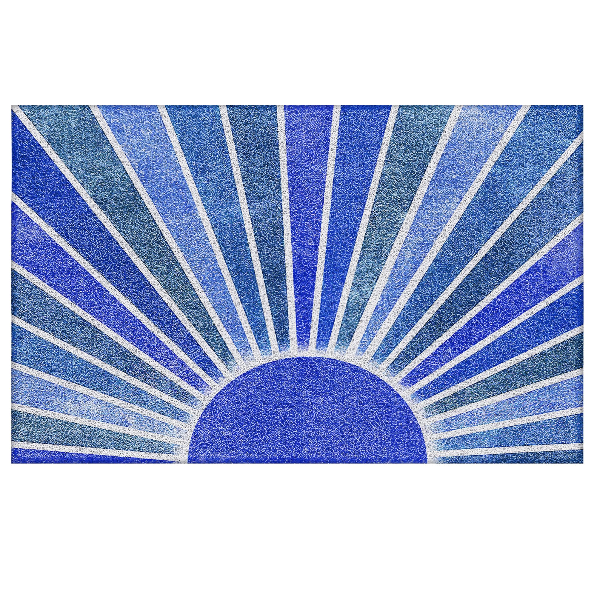 Photo 1 of Supwhd Navy Blue Boho Outdoor Door Mat Doormat, Navy Blue Boho Welcome Door Mats Doormat Outdoor Indoor Entrance, Indoor Door Mats for Entryway, 17x30