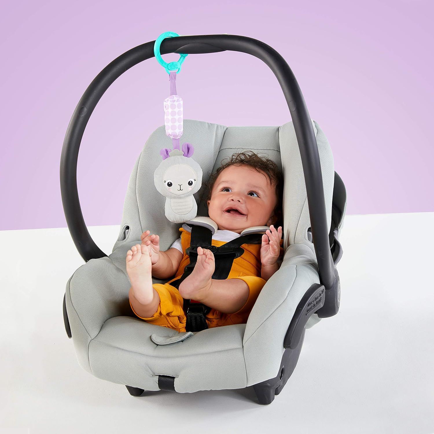 Bright Starts Chime Along Friends On-The-Go Toy - Llama, Purple - Image 4
