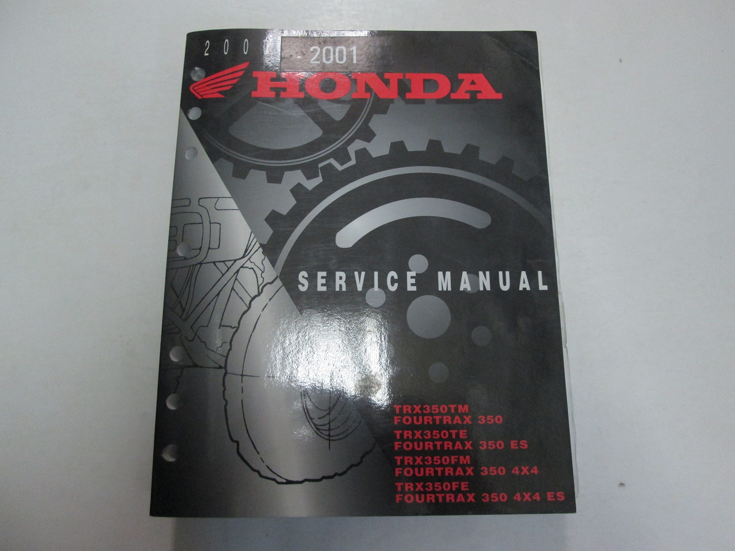 2000 2001 Honda TRX350TM TE FM FE 350 ES 4X4 ES Service Manual MINOR STAINS  OEM Paperback – 2000