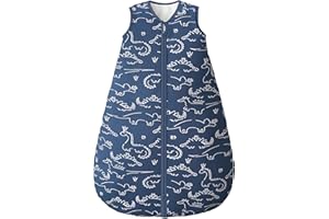 Yoofoss Baby Sleep Sack 18-24 Months, 2.5 TOG Baby Wearable Blanket with 2-Way Zipper, 100% Organic Cotton Fabric Winter Newb