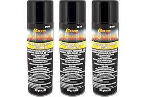 Custom Shop Sprayable Bedliner for Truck Beds & Touch-Ups (3 Pack) - 14.4oz Aerosol Can, Durable, Bed Liner - Spray on Bed Liner, Black Textured Coating