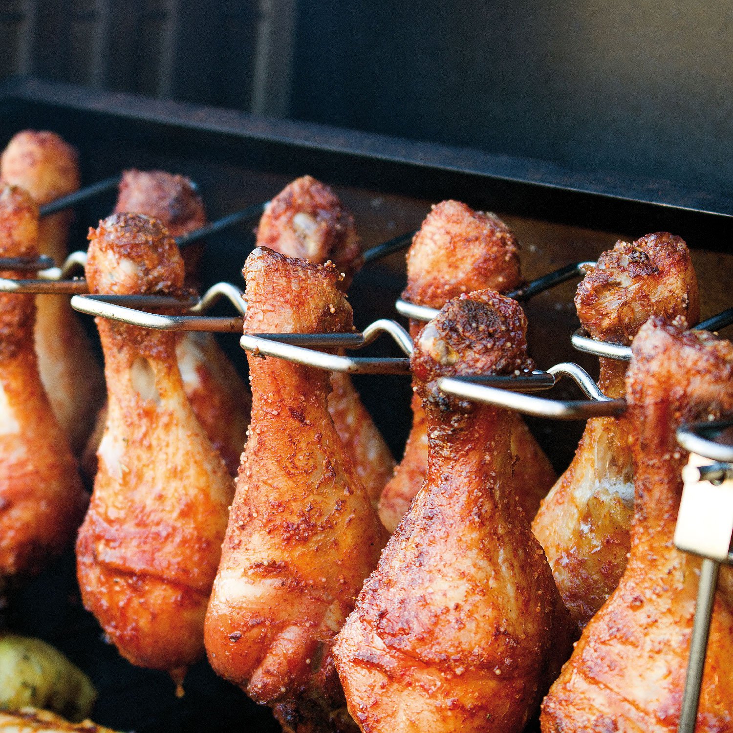 Supporto Porta Cosce Di Pollo Per Grigliare 12 Cosce O Ali Di Pollo Bremermann In Acciaio Inox Non Incluso Il Piatto Di Raccolta Richiudibile Accessori Per Barbecue E Affumicatori Giardino E Giardinaggio Xn Pizza Mssingen 1pb De