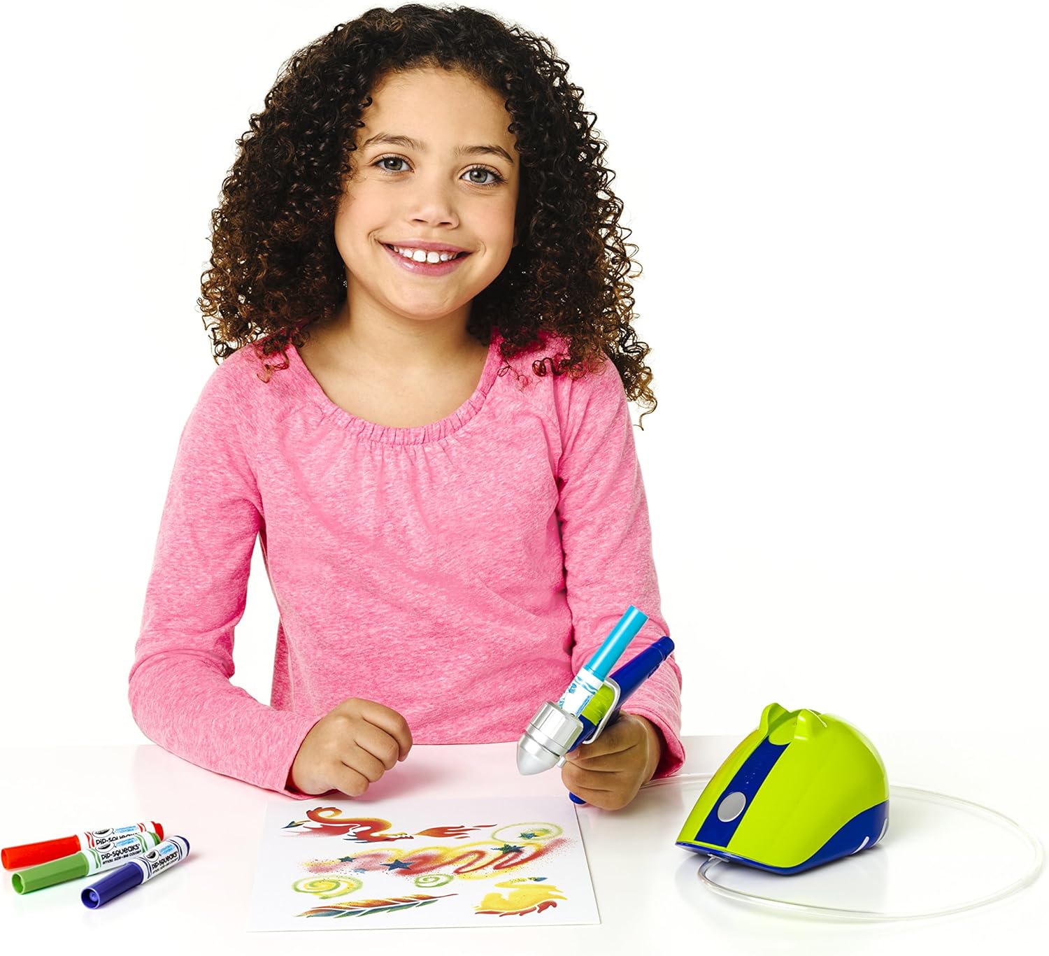 pink electric airbrush girls art set