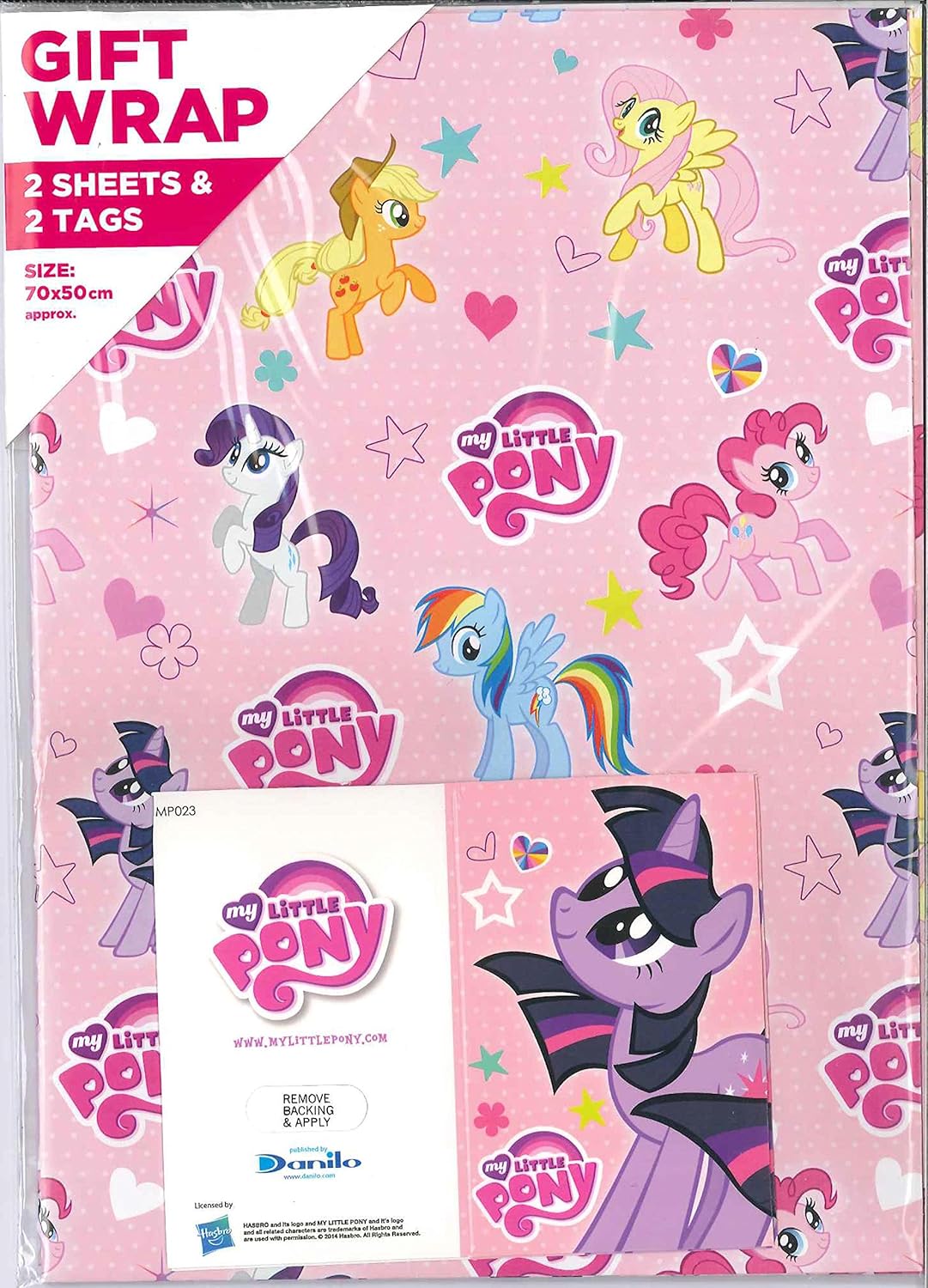 My Little Pony MP023 2 Sheet and Tag Office Products