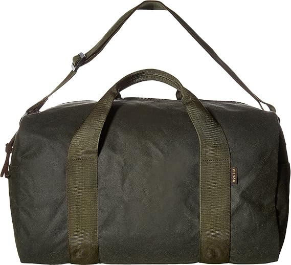 small tin cloth field duffle bag