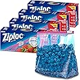 Ziploc Gallon Food Storage Slider Bags, Power Shield Technology for More Durability, 26 Count, Pack of 4 (104 Total Bags)
