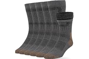 Alvada Merino Wool Hiking Socks Thermal Warm Crew Winter Boot Sock For Men & Women 3 Pairs
