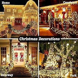 KNONEW 403ft 1000 LED Christmas String Lights