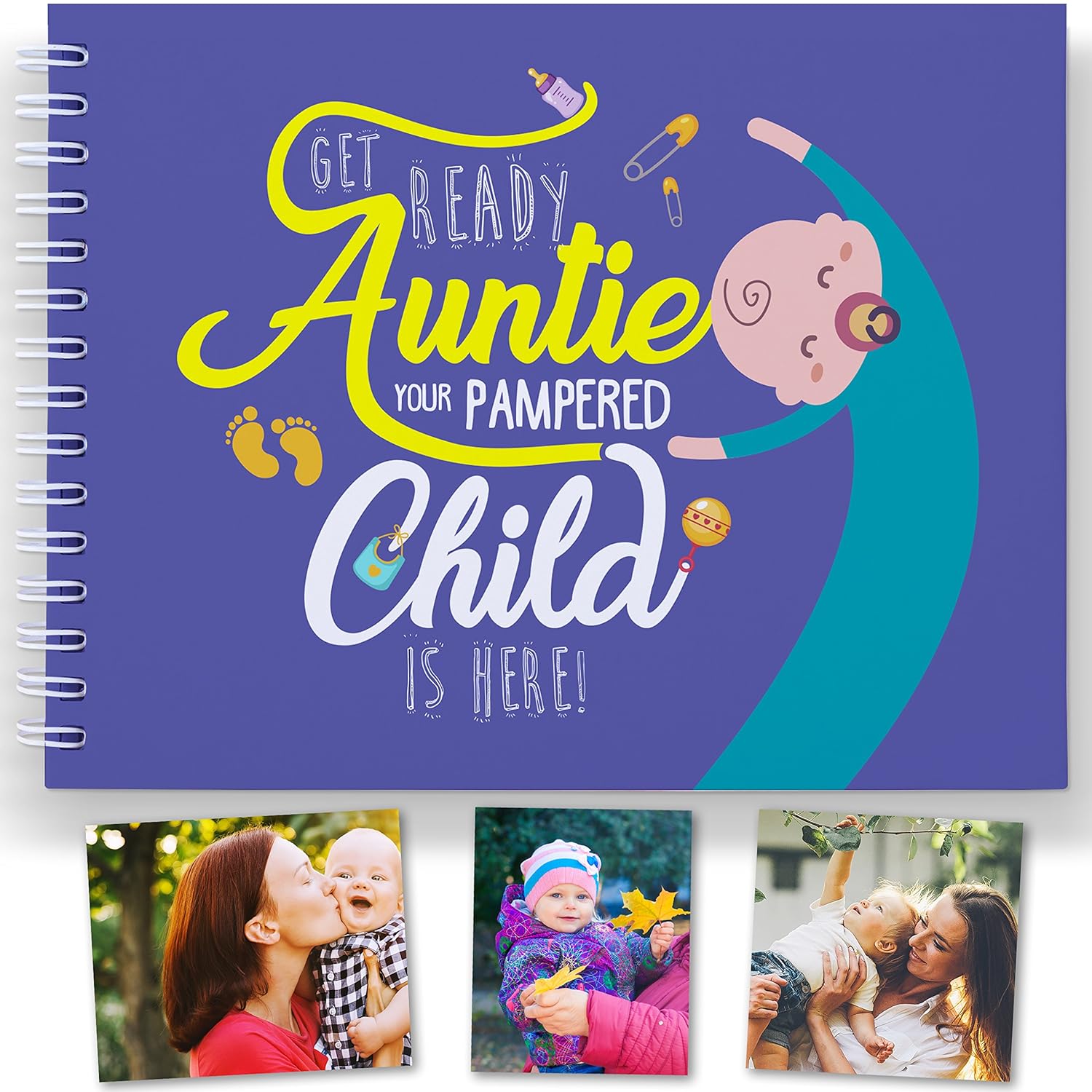 The Best Aunty Gift: Baby Memory Book to Treasure The Best Moments with Auntie and Baby. Babies Keepsake, Baby's First Year Record Book and Gifts for Aunts.