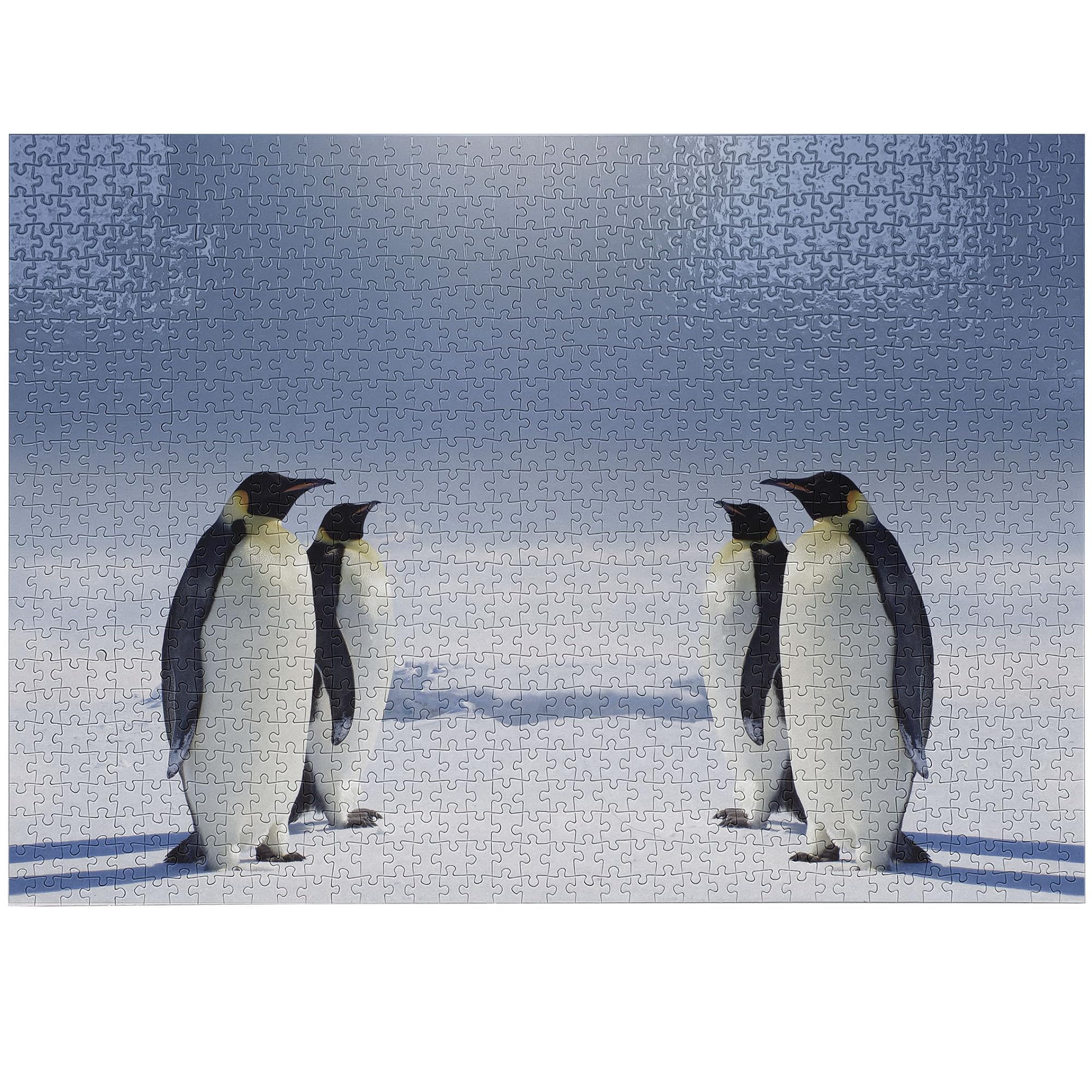 Ambesonne Sea Animals Jigsaw Puzzle, 2 Pairs of
