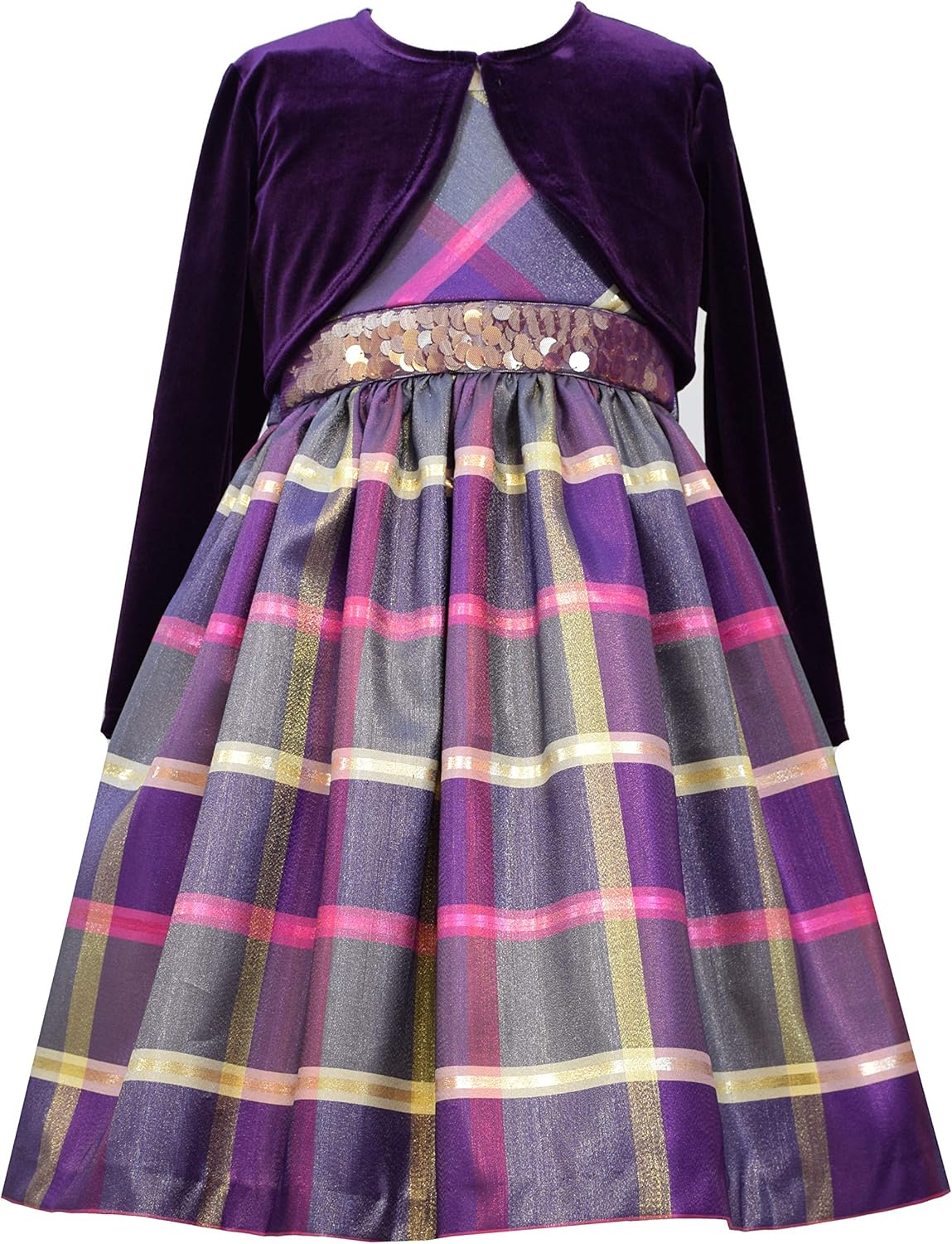 purple holiday dress