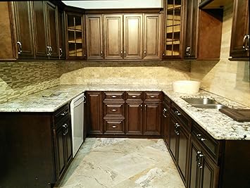 Amazon Com 10x10 Winslow Style Kitchen Cabinets Only 1 549 Furniture Decor