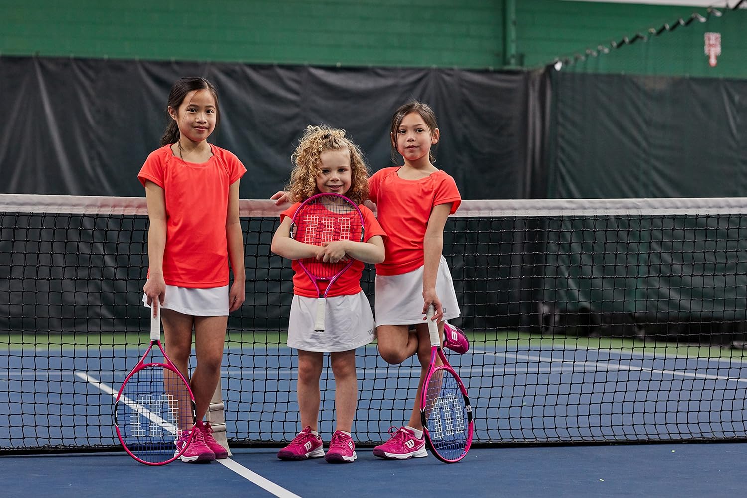 Wilson Junior Burn Pink Tennis Racquet : Sports & Outdoors