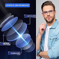 Nearsighted Glasses for Distance Vision, Men Near