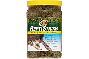 Zoo Med Laboratories ZM34 ReptiSticks Floating Aquatic Turtle Food, 18-Ounce