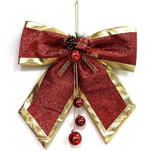 Amazon Com Allgala Christmas Decorative Bows For Wreath Garland