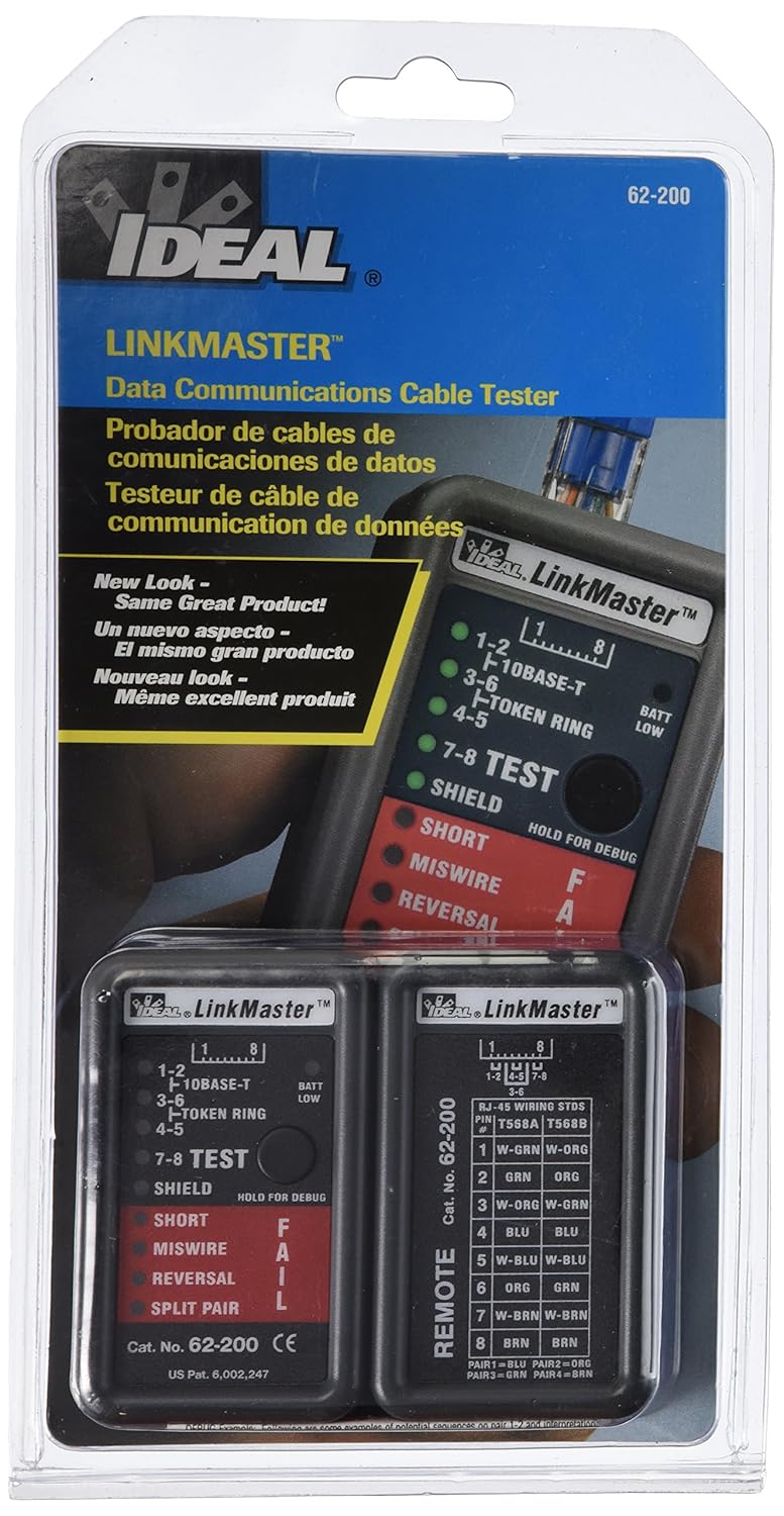 Ideal LinkMaster Tester Probador de cable de red Amazon.es