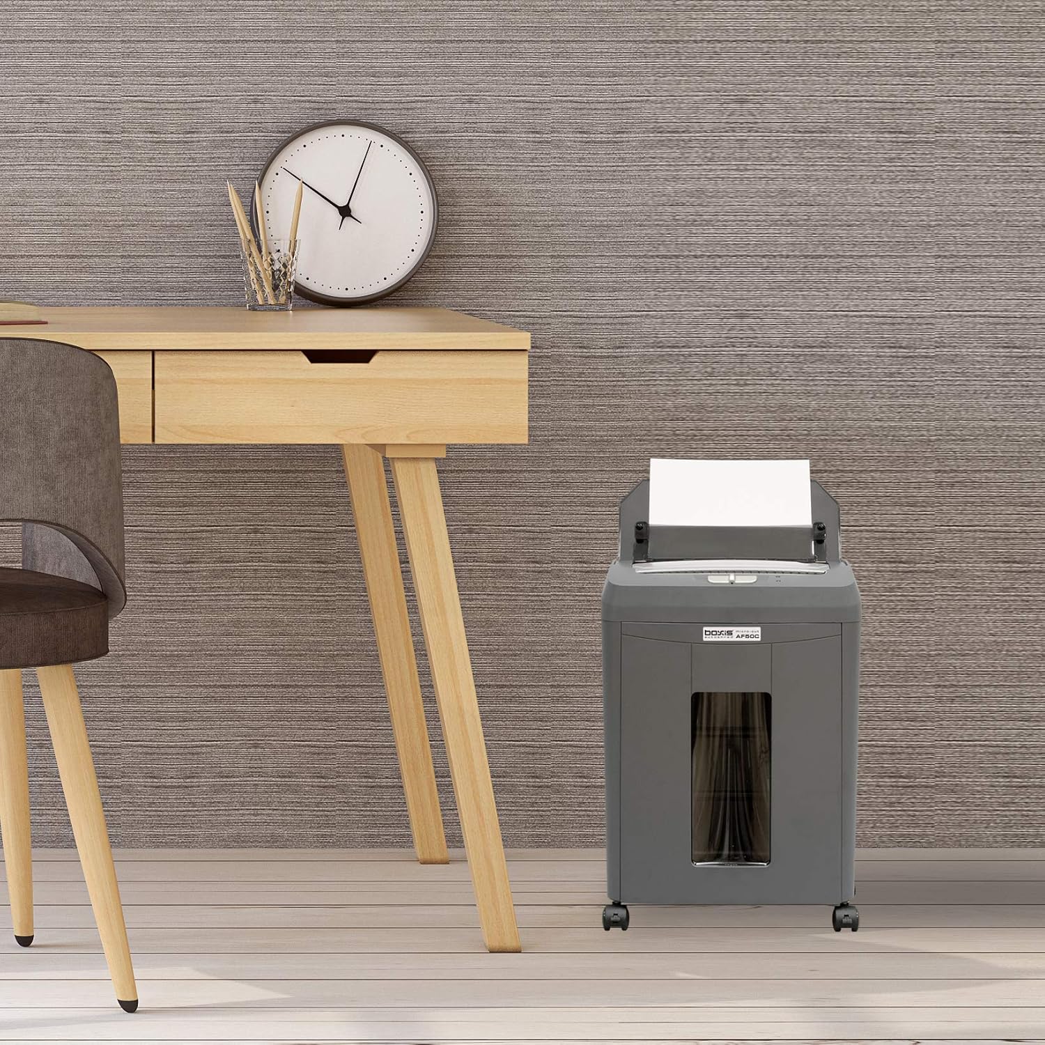 Boxis 70-Sheet Autofeed Microcut Paper Shredder: Electronics