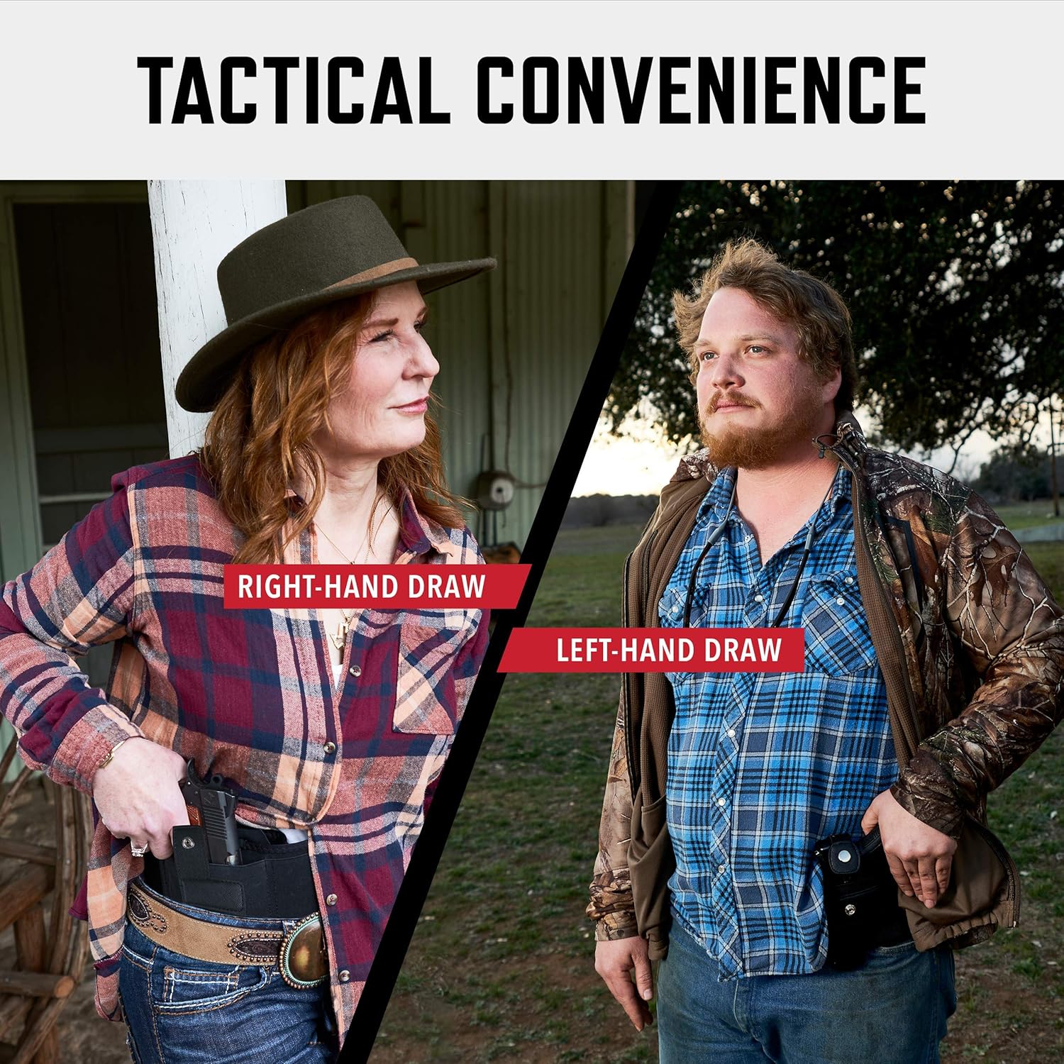 ComfortTac Ultimate Belly Band Gun Holster for Concealed Carry | Compatible with Smith and Wesson, Shield, Glock 19, 17, 42, 43, P238, Ruger LCP, and Similar Guns, for Men and Women : Sports & Outdoors