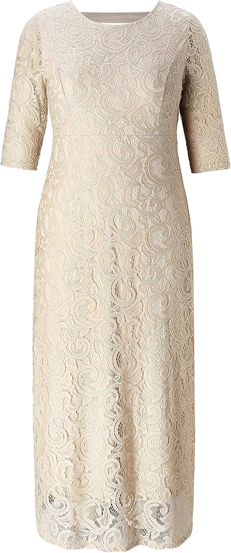 beige party dress