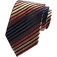 Kihatwin Men's Gingham Check Stripe Ties Pattern Business Formal Designer Neckties 3.15"
