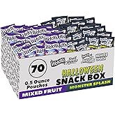 Welch’s Fruit Snacks Mixed Fruit Halloween & Juicefuls Monster Splash Variety Pack, Great for Trick or Treating, 0.5oz (Pack of 70ct)