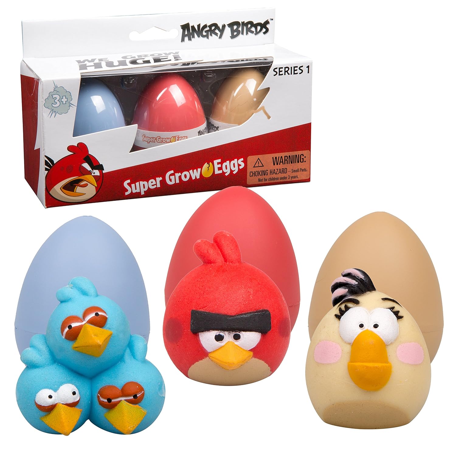 Angry Birds Super Grow Eggs Hatch and Grow 3 Different