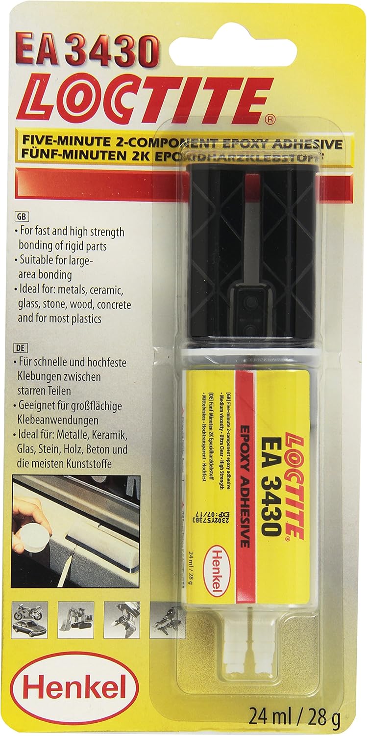 Loctite 242865 EA 3430 Epoxy Paste, 24 ml, Clear