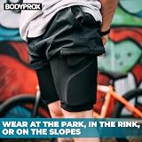 Bodyprox Protective Padded Shorts Snowboard Ski Hip Tailbone Small Black view 5