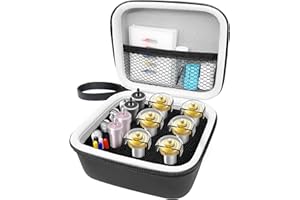 Hadwoer Portable Organizer Holder Compatible with Maker Blades & Housing, QuickSwap Tip & Explore DeepCut Blade, Storage Bag for,Maker Tool Accessories, Black Carrying Case with Lanyard