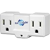 King Electric IFC12 Ice Free Cube Plug in Fixed Thermostat 120 Volt 15 Amp, 35 45 Degrees, White