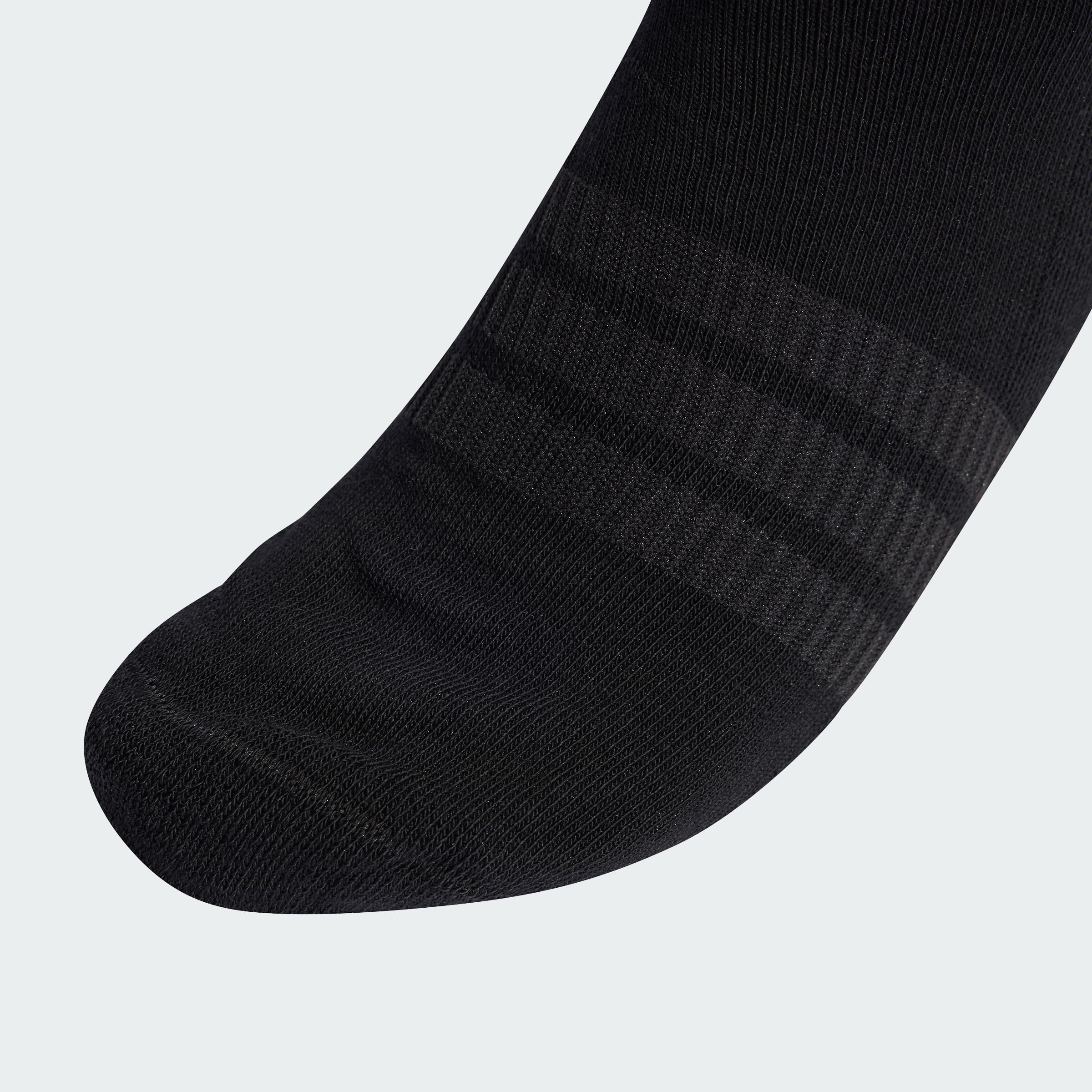 adidas Unisex Cushioned Sportswear Crew Socks 3 Pair Pack, black/black/white, 40-42 4