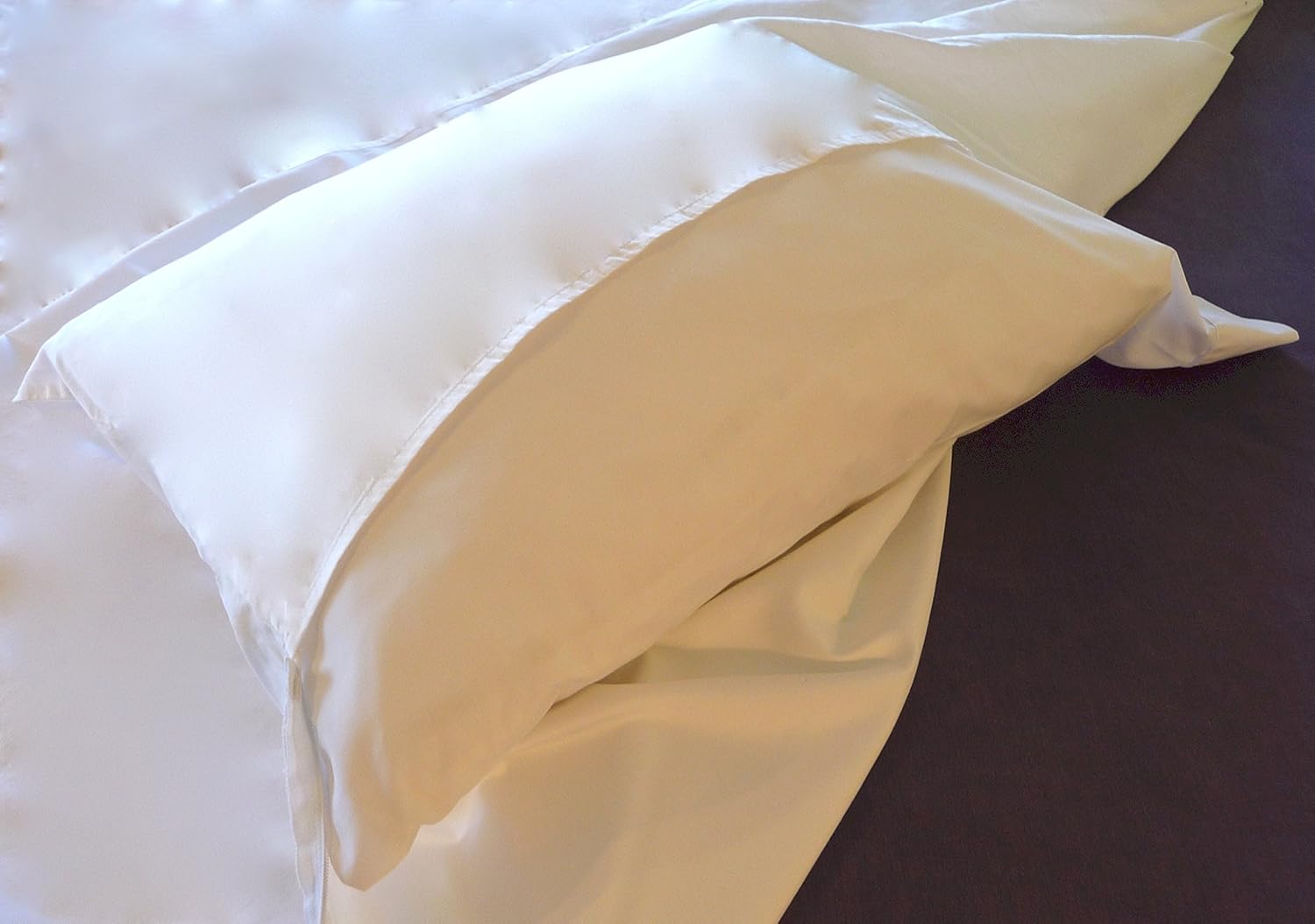 Amazon Com Allersac 100 Cotton Travel Sheet Single White Home Kitchen